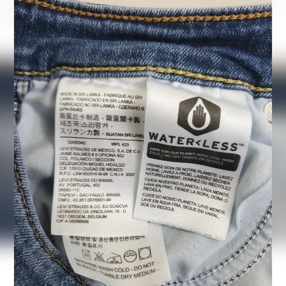 Levi’s Women’s 721 High Rise Skinny Jeans Size 29 Distressed Stretch Denim. - Picture 8 of 12